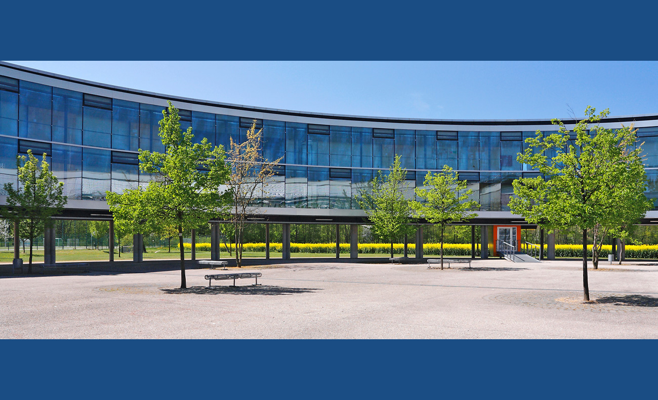 Gymnasium Flöha hochwertige Architekturfotografie