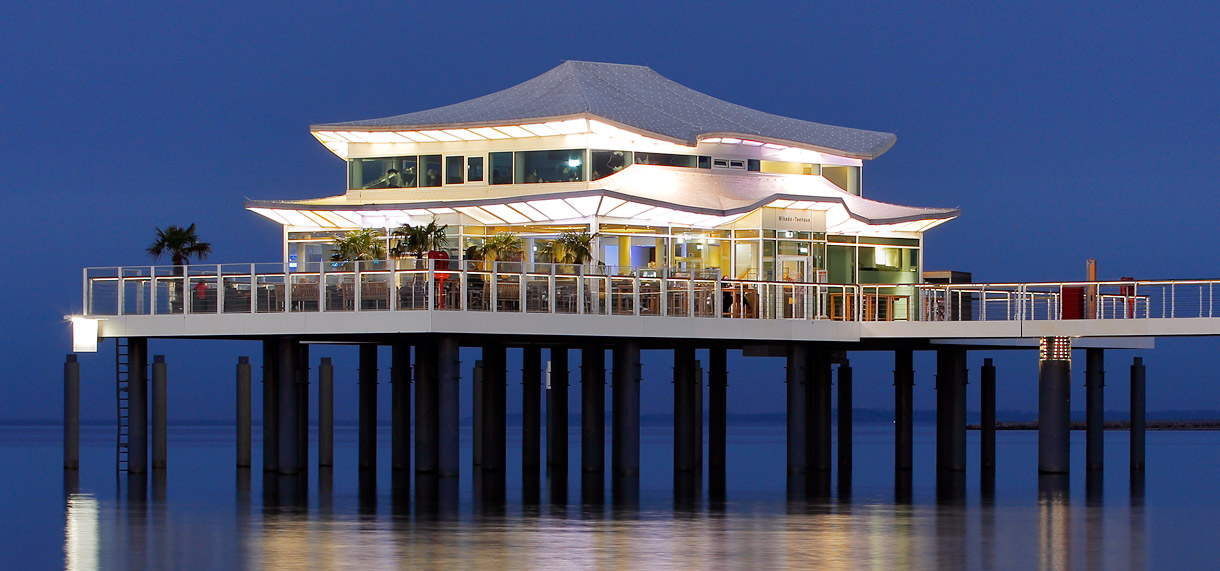 hochwertige Architekturfotografie Seebrücke Timmendorfer Strand